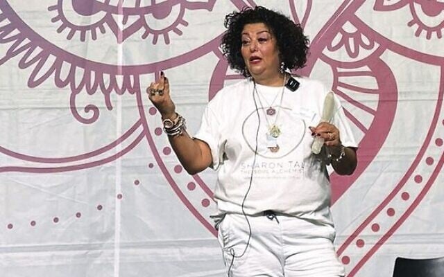 Sharon Tal doing a presentation on the main stage at a previous MindBodySpirit Festival. Photo: Sharon Tal. Sharon Tal doing a presentation on the main stage at a previous MindBodySpirit Festival. Photo: Sharon Tal.