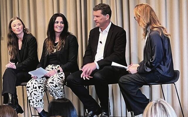 From left: Carly Douglas, Zara Cooper, Cameron Stewart and moderator Larah Carey. Photo: Bruce Hill From left: Carly Douglas, Zara Cooper, Cameron Stewart and moderator Larah Carey. Photo: Bruce Hill