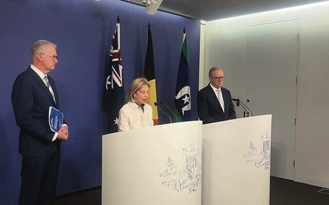 Jillian Segal launching her antisemitism plan alongside Prime Minister Anthony Albanese and Minister Tony Burke. Jillian Segal launching her antisemitism plan alongside Prime Minister Anthony Albanese and Minister Tony Burke.