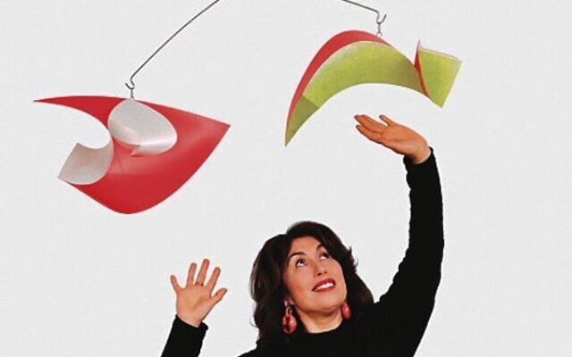 Samara Adamson-Pinczewski with one of her mobiles.
Photo: Gavin Hansford Samara Adamson-Pinczewski with one of her mobiles.
Photo: Gavin Hansford