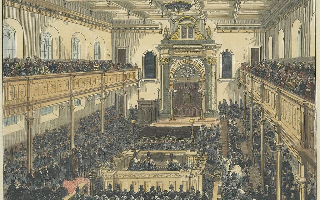 Consecration of the East Melbourne Synagogue, 1877. Illustration: Australasian Sketcher Consecration of the East Melbourne Synagogue, 1877. Illustration: Australasian Sketcher