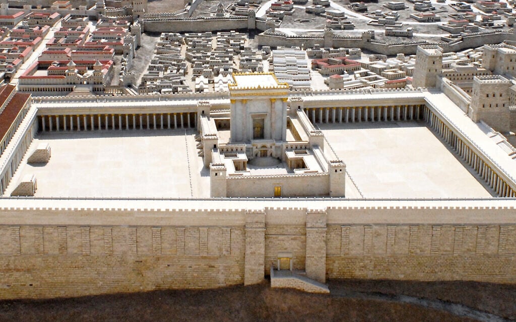 This 1:50 scale model of the Second Temple of Jerusalem is found near the Israel Museum.
Photo: Dreamstime.com This 1:50 scale model of the Second Temple of Jerusalem is found near the Israel Museum.
Photo: Dreamstime.com