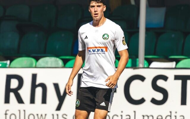 Leo Latter in a recent training session at his new club Rhyl FC in northern Wales. Leo Latter in a recent training session at his new club Rhyl FC in northern Wales.