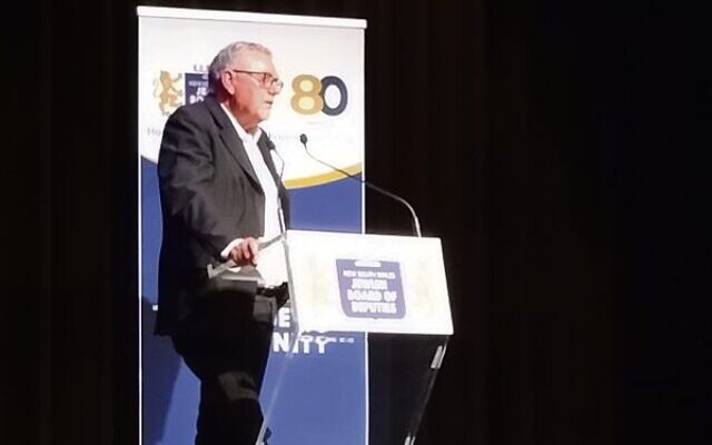 Ray Hadley at JBD's 80th AGM. Ray Hadley at JBD's 80th AGM.