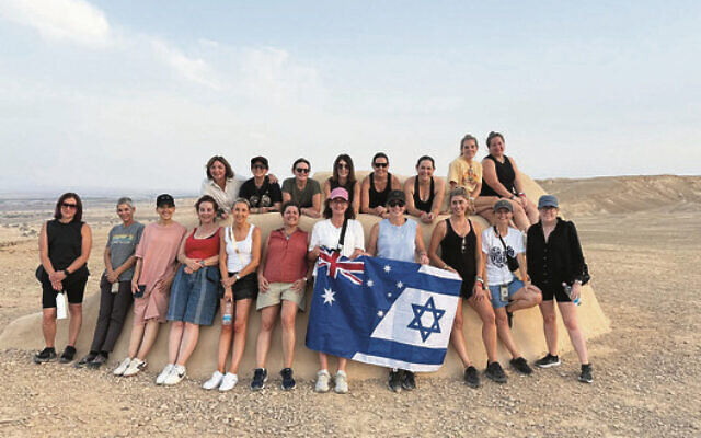 Dionne Taylor was part of a group of Jewish mothers who travelled to Israel with Momentum and Orah. Photo: supplied Dionne Taylor was part of a group of Jewish mothers who travelled to Israel with Momentum and Orah. Photo: supplied