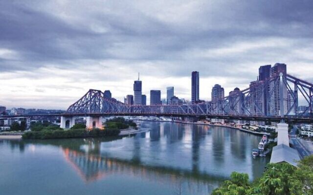 Brisbane's Story Bridge. Brisbane's Story Bridge.