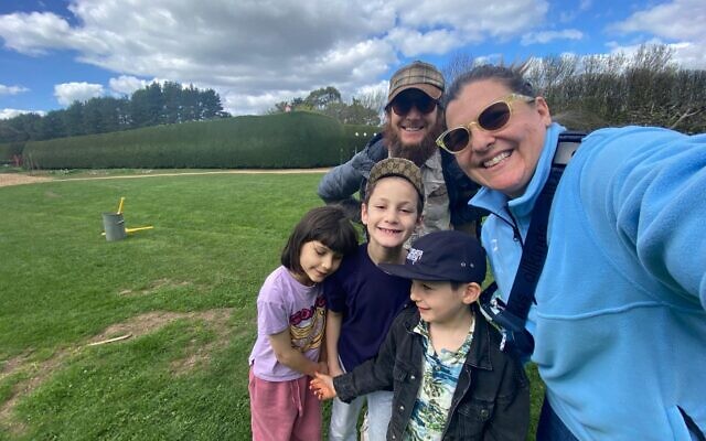 Rebecca and her family. Photo: supplied Rebecca and her family. Photo: supplied