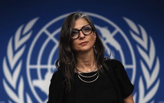 UN Special Rapporteur Francesca Albanese's allegations of genocide against Israel went unchallenged by the ABC. Photo: Fabrice Cofrini/AFP UN Special Rapporteur Francesca Albanese's allegations of genocide against Israel went unchallenged by the ABC. Photo: Fabrice Cofrini/AFP