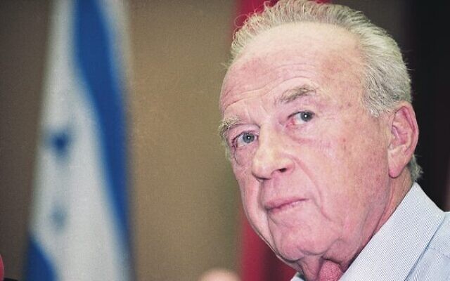 Yitzhak Rabin on June 24, 1992 in Tel Aviv, a day after he was elected prime minister. Photo: AP Photo Yitzhak Rabin on June 24, 1992 in Tel Aviv, a day after he was elected prime minister. Photo: AP Photo