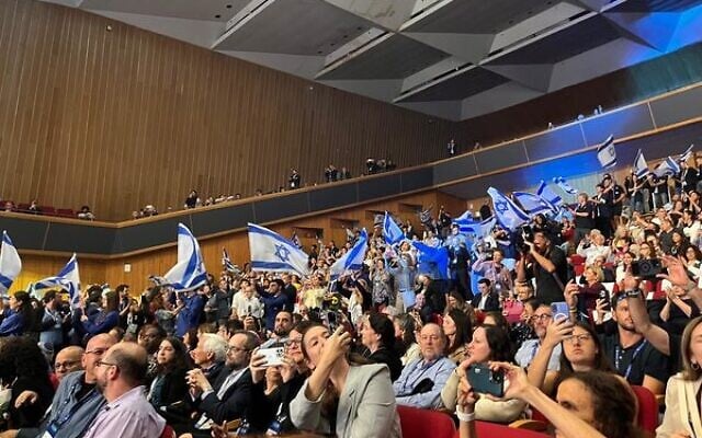 Ayal Marek, Michael Penny and Liora Conyer representatives of ARZA Australia among the delegates at the World Zionist Congress. Ayal Marek, Michael Penny and Liora Conyer representatives of ARZA Australia among the delegates at the World Zionist Congress.