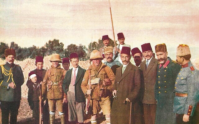 The surrender of Jerusalem, December 1917 (colourised photo). Photo: Jerusalem 1917/8 The surrender of Jerusalem, December 1917 (colourised photo). Photo: Jerusalem 1917/8