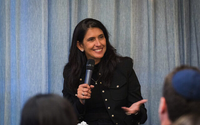 Shelley Shemtov shares her story at the UIA Women's Division event. Photo: Aaron Zajonc Photography, Shelley Shemtov shares her story at the UIA Women's Division event. Photo: Aaron Zajonc Photography,
