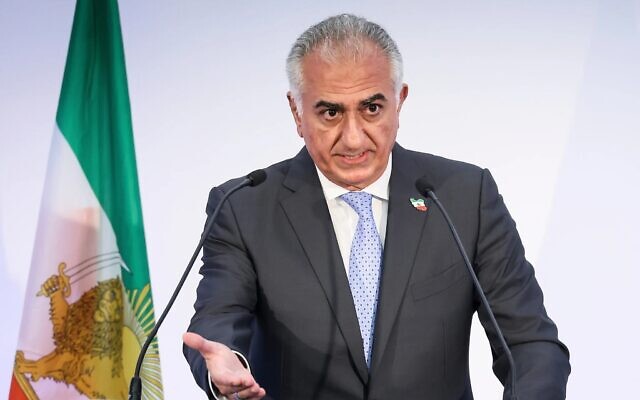 Reza Pahlavi, the son of Iran's toppled Shah Mohammad Reza Pahlavi, speaks during a news conference, June 23, 2025 in Paris. Photo: AP/Thomas Padilla, File Reza Pahlavi, the son of Iran's toppled Shah Mohammad Reza Pahlavi, speaks during a news conference, June 23, 2025 in Paris. Photo: AP/Thomas Padilla, File