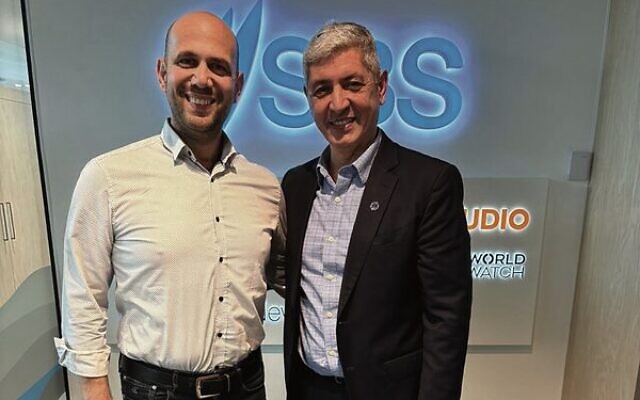 Technion Australia CEO Yoash Dvir (left) with Reda Mansour in Australia.
Photo: Supplied. Technion Australia CEO Yoash Dvir (left) with Reda Mansour in Australia.
Photo: Supplied.