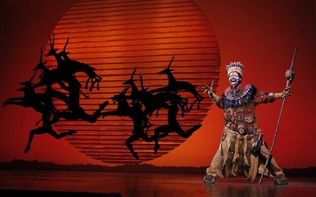Buyi Zama on stage as Rafiki. Photo: supplied Buyi Zama on stage as Rafiki. Photo: supplied