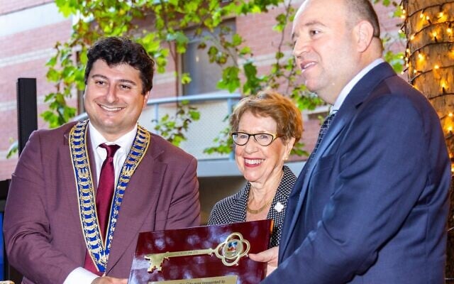 From left: Will Nemesh, Margaret Beazley and Ahmed al-Ahmed. Photo: Facebook From left: Will Nemesh, Margaret Beazley and Ahmed al-Ahmed. Photo: Facebook