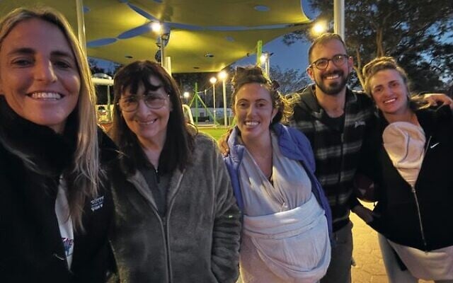 Amanda Miller (left) at Kibbutz Nir Yitzhak. Amanda Miller (left) at Kibbutz Nir Yitzhak.