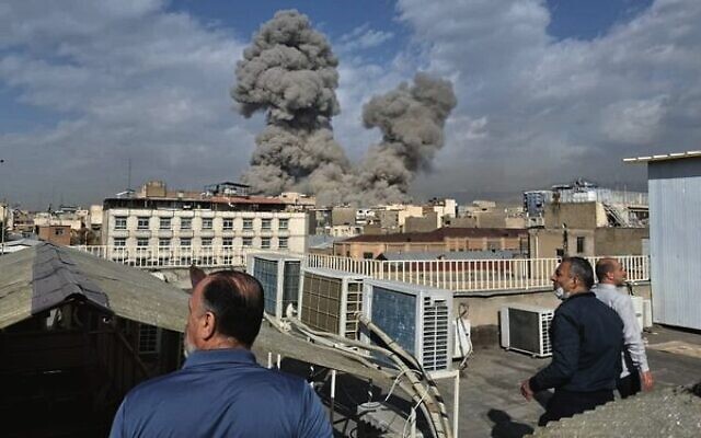 Airstrikes in Iran.
Photo: Times of Israel Airstrikes in Iran.
Photo: Times of Israel