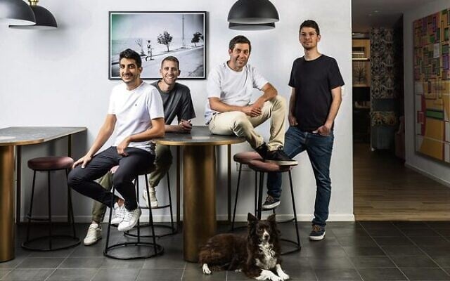 Wiz founders from left: Yinon Costica, Assaf Rappaport, Ami Luttwak and Roy Reznik.
Photo: Avishag Shaar-Yashuv Wiz founders from left: Yinon Costica, Assaf Rappaport, Ami Luttwak and Roy Reznik.
Photo: Avishag Shaar-Yashuv