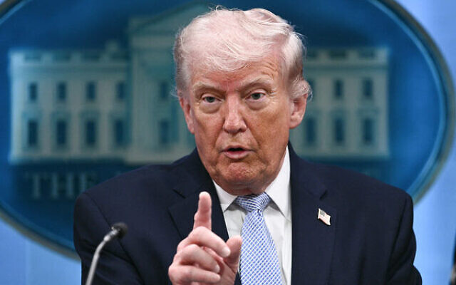 US President Donald Trump speaks about the conflict in Iran at the White House on April 6, 2026. Photo: Brendan Smialowski/AFP US President Donald Trump speaks about the conflict in Iran at the White House on April 6, 2026. Photo: Brendan Smialowski/AFP