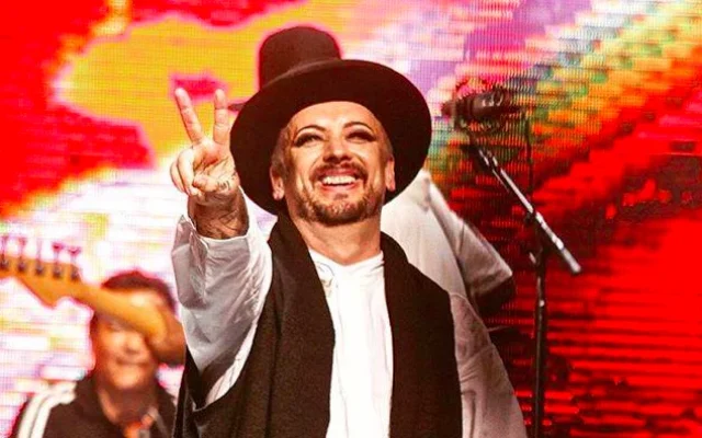FILE: Eighties wonder Boy George reunites with Culture Club for a world tour that will stop in Tel Aviv on November 7, 2017 (Courtesy Culture Club website) FILE: Eighties wonder Boy George reunites with Culture Club for a world tour that will stop in Tel Aviv on November 7, 2017 (Courtesy Culture Club website)
