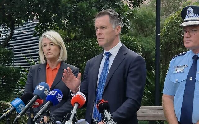 From left: Police Minister Yasmin Catley, Premier Chris Minns and Police Commissioner Mal Lanyon. From left: Police Minister Yasmin Catley, Premier Chris Minns and Police Commissioner Mal Lanyon.