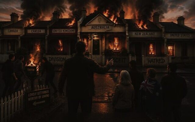 The house on fire is our nation: Australia. Image: Generated by ChatGPT The house on fire is our nation: Australia. Image: Generated by ChatGPT