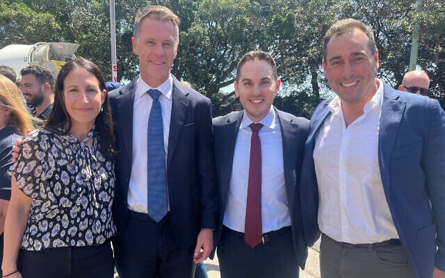 From left, JBD CEO Michele Goldman, NSW Premier Chris Minns, JBD President David Osip, Multicultural NSW CEO Joseph La Posta. From left, JBD CEO Michele Goldman, NSW Premier Chris Minns, JBD President David Osip, Multicultural NSW CEO Joseph La Posta.