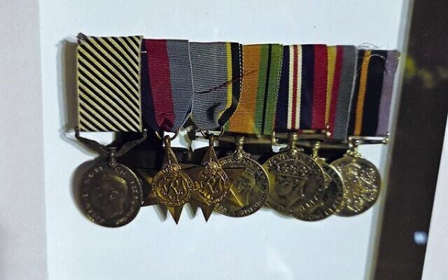 Warrant Officer Kenneth William Peters' medals. Photo: Supplied. Warrant Officer Kenneth William Peters' medals. Photo: Supplied.