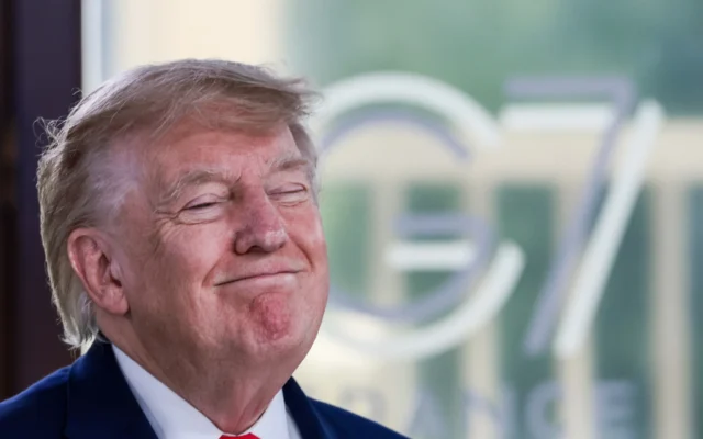 US President Donald Trump attends a working lunch with leaders of G7 and the Middle East, in Evian-les-Bains, France, Tuesday, June 16, 2026. Photo: Evelyn Hockstein/Pool Photo via AP US President Donald Trump attends a working lunch with leaders of G7 and the Middle East, in Evian-les-Bains, France, Tuesday, June 16, 2026. Photo: Evelyn Hockstein/Pool Photo via AP