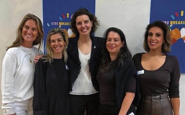 From left: Phoebe Malouf,
Anna Solomon, Allegra Spender MP,
Louise Israelstam, Amanda Morris. From left: Phoebe Malouf,
Anna Solomon, Allegra Spender MP,
Louise Israelstam, Amanda Morris.