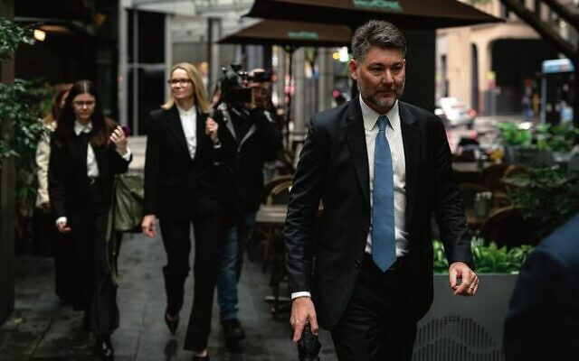 ABC editorial director Gavin Fang (front) and ombudsman Fiona Cameron (second from left) arrive to give evidence at the Royal Commission last Thursday. Photo: AAP Image/George Chan ABC editorial director Gavin Fang (front) and ombudsman Fiona Cameron (second from left) arrive to give evidence at the Royal Commission last Thursday. Photo: AAP Image/George Chan