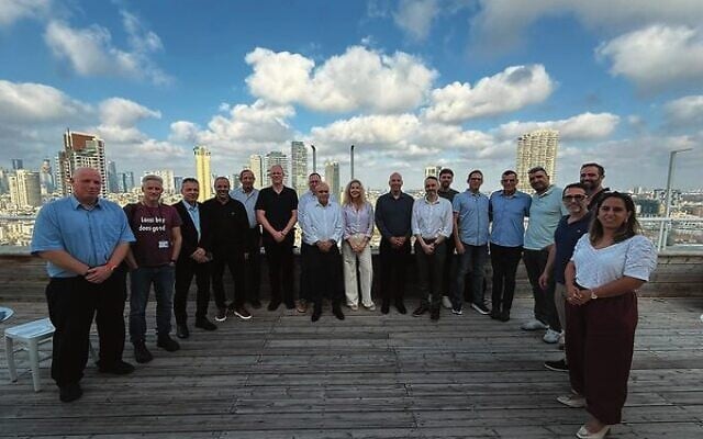 Attendees at the consortium in Tel Aviv.
Photo: Israeli High-Tech Association/Manufacturers Association of Israel Attendees at the consortium in Tel Aviv.
Photo: Israeli High-Tech Association/Manufacturers Association of Israel