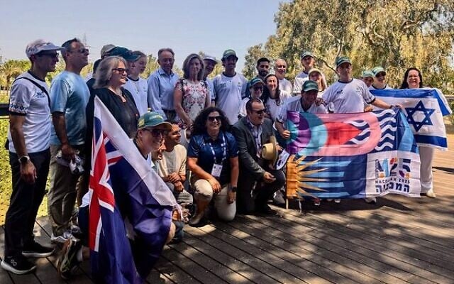 Attendees, including many Australian team members and Maccabi World Union officials, at last Sunday's 1997 Maccabiah Games bridge collapse commemoration in Tel Aviv. Attendees, including many Australian team members and Maccabi World Union officials, at last Sunday's 1997 Maccabiah Games bridge collapse commemoration in Tel Aviv.