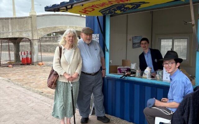 Hugh Noreen at Bondi Chabad. Photo: supplied Hugh Noreen at Bondi Chabad. Photo: supplied