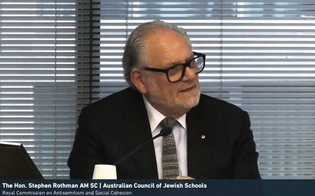 The Honourable Justice Stephen Rothman. Photo: Screenshot. The Honourable Justice Stephen Rothman. Photo: Screenshot.