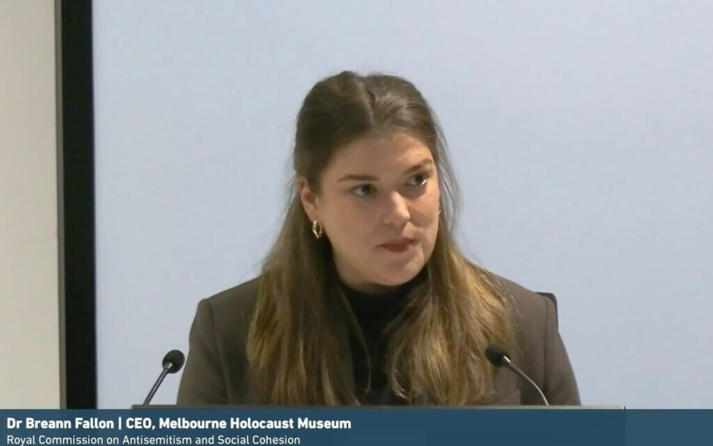 Melbourne Holocaust Museum CEO Dr Breann Fallon.