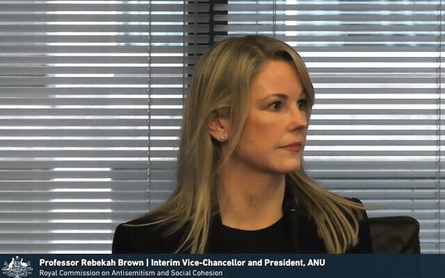 Professor Rebekah Brown. Photo: screenshot Professor Rebekah Brown. Photo: screenshot