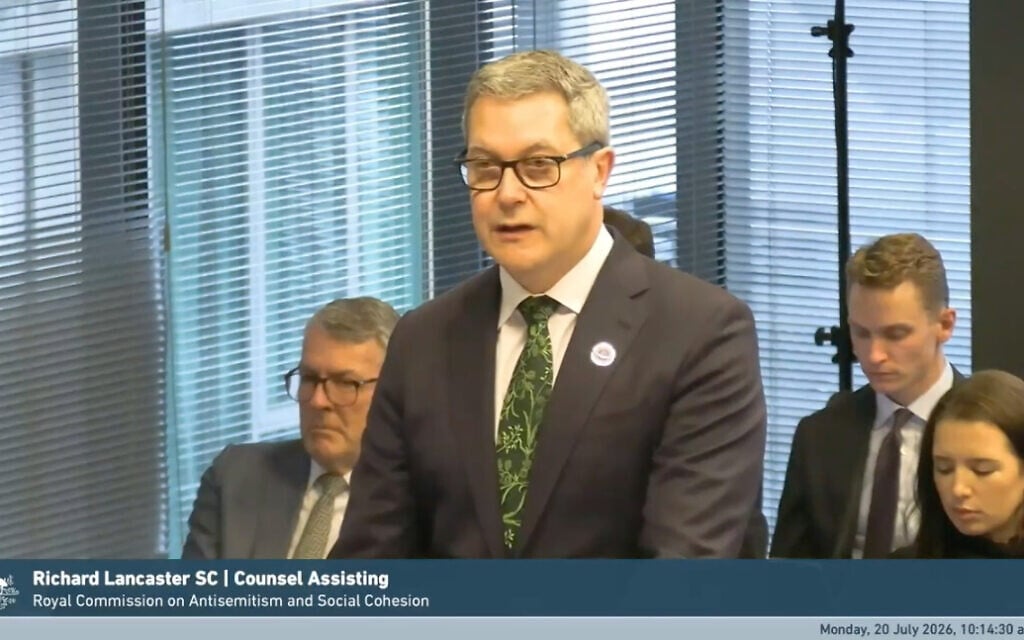 Counsel Assisting Richard Lancaster SC.