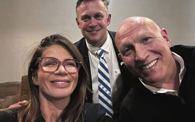 From left: Councillor Carol Tannous Sleiman, Michael Scott and Michael Gencher. From left: Councillor Carol Tannous Sleiman, Michael Scott and Michael Gencher.