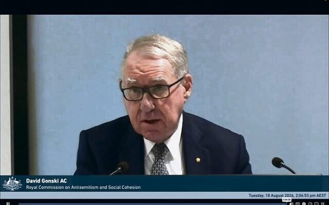 David Gonski appears before the Royal Commission. David Gonski appears before the Royal Commission.