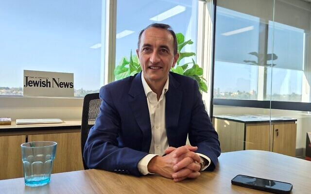 Senator Dave Sharma speaks to The AJN. Photo: Gareth Narunsky Senator Dave Sharma speaks to The AJN. Photo: Gareth Narunsky