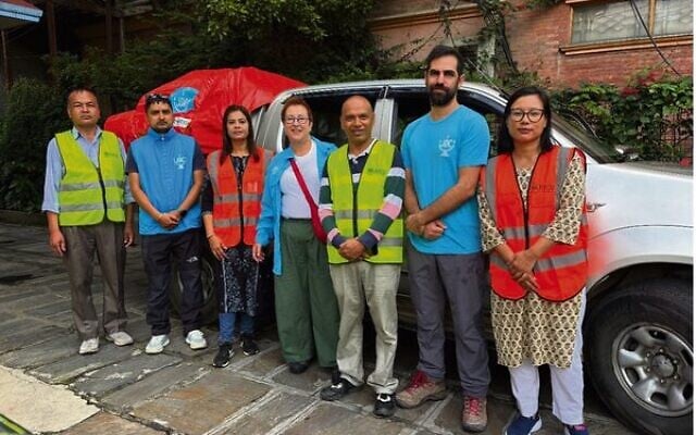 JDC team with RRN, a longtime local partner in Nepal, reaching the most vulnerable families in the hardest hit areas. JDC team with RRN, a longtime local partner in Nepal, reaching the most vulnerable families in the hardest hit areas.