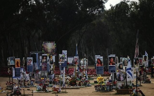 The memorial at the Nova rave site in Re'im. Photo: Chaim Goldberg/Flash90 The memorial at the Nova rave site in Re'im. Photo: Chaim Goldberg/Flash90