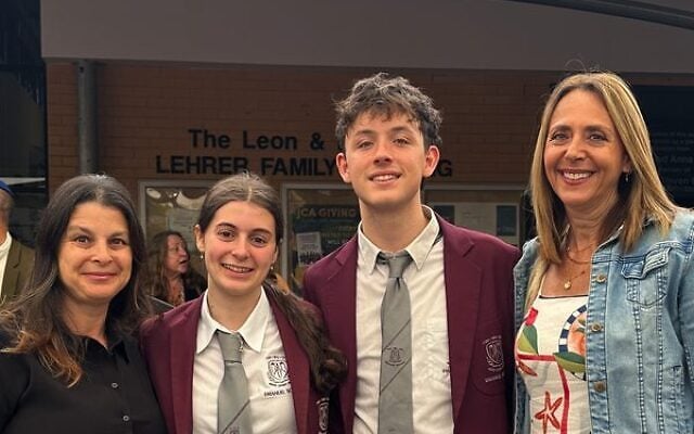 From left: Katie and Madison Narunsky, Declan and Janice Christie. From left: Katie and Madison Narunsky, Declan and Janice Christie.