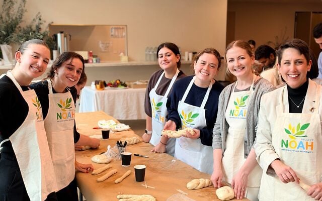 Staff from the Royal Commission on Antisemitism and Social Cohesion take part in Project Noah. Photo: Jessica Abelsohn Staff from the Royal Commission on Antisemitism and Social Cohesion take part in Project Noah. Photo: Jessica Abelsohn