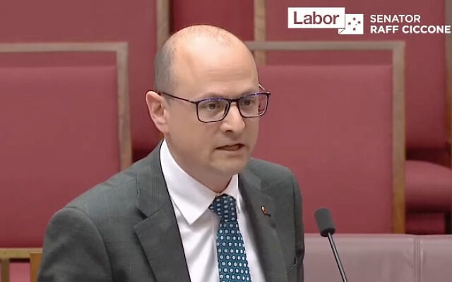 Labor senator Raff Ciccone. Photo: Facebook Labor senator Raff Ciccone. Photo: Facebook