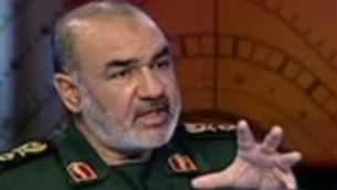 الجنرال الايراني سردار حسين سلامي (من شاشة اليوتوب)