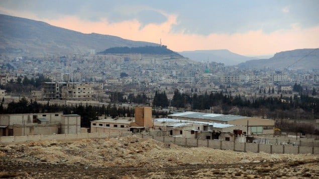 صورة مقدمة من وكالة سانا الاخبارية لمدينة يبرود بعد أن سيطر عليها النظام السوري (سانا/ أ ف ب) صورة مقدمة من وكالة سانا الاخبارية لمدينة يبرود بعد أن سيطر عليها النظام السوري (سانا/ أ ف ب)