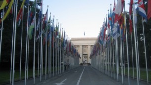 مبنى الامم المتحدة في جنيف سويسرا (photo credit: CC BY cometstarmoon/flickr)